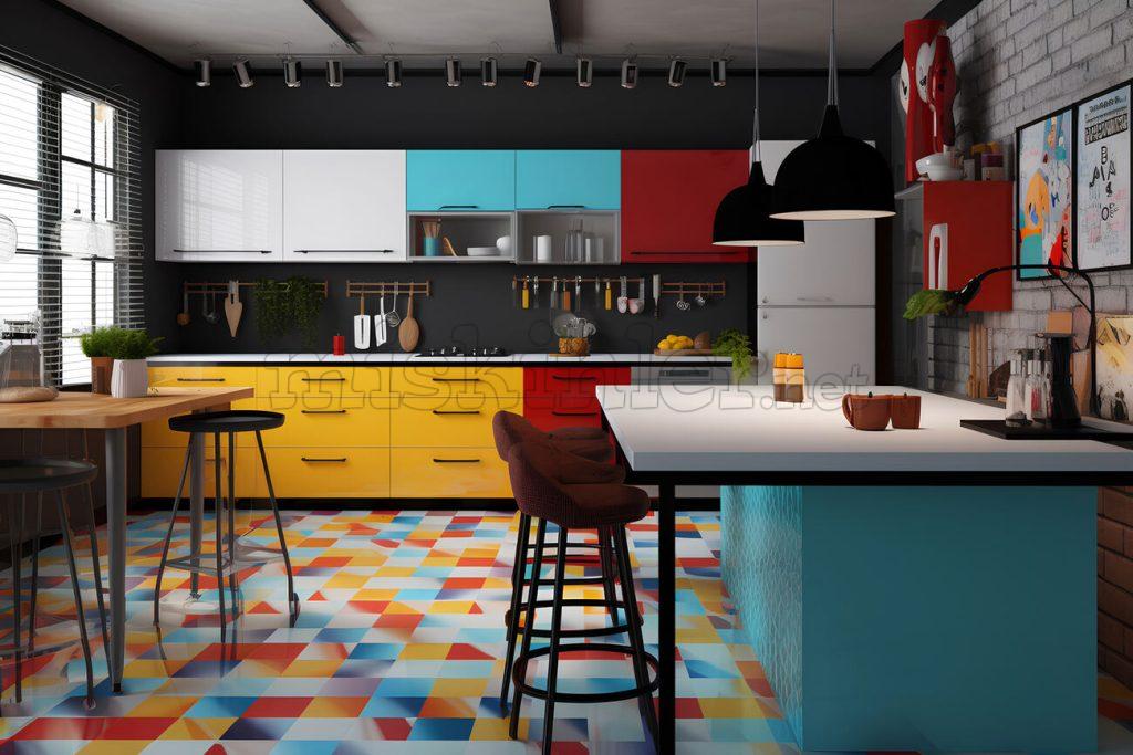 Pop Art Stilinde Odalarınız Yer Rengarenk Olsun